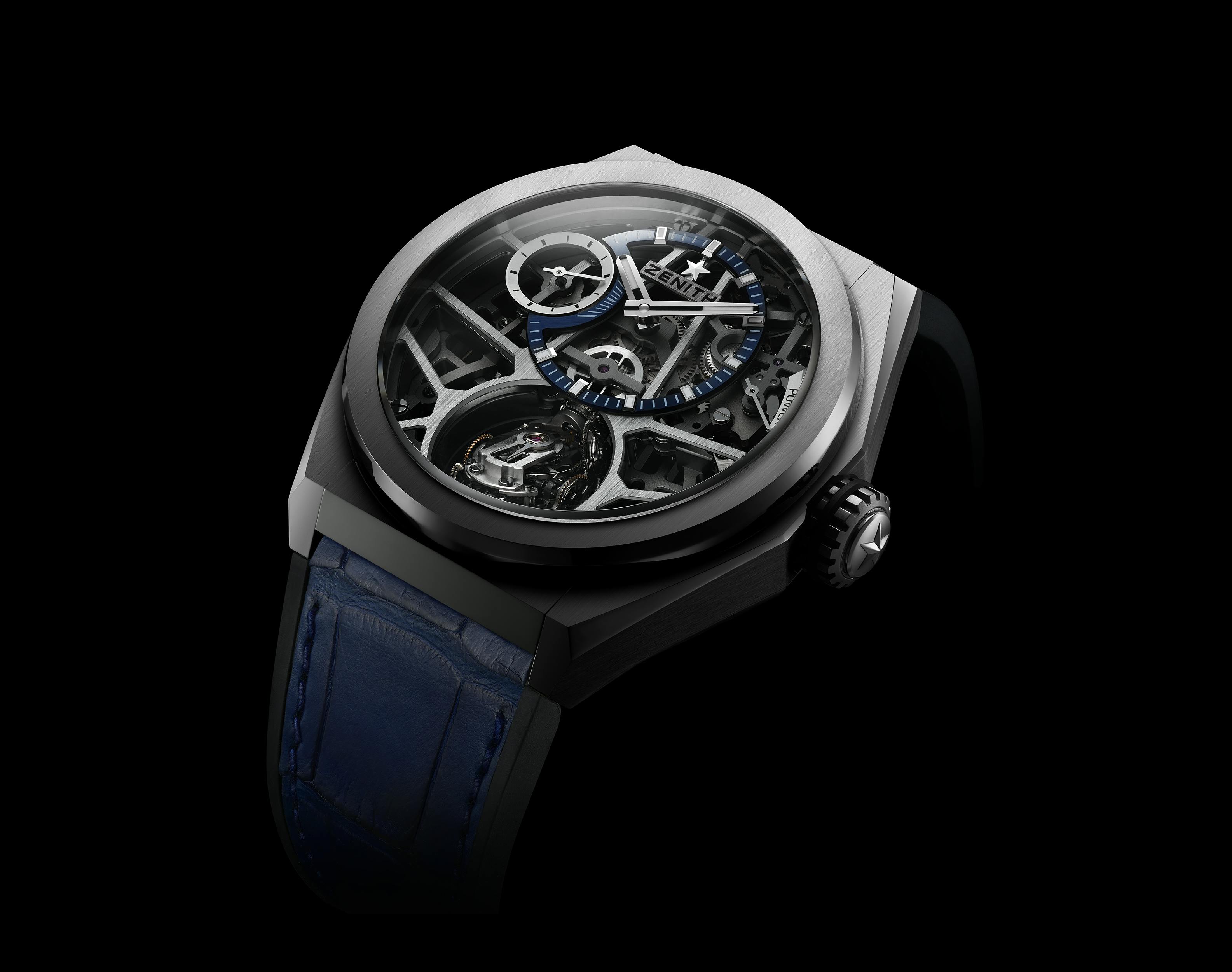 DEFY Zero G - Brushed Titanium with leather strap - ZENITH DEFY Zero G - Brushed Titanium with leather strap - ZENITH